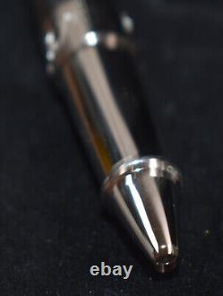 S T Dupont Wild West Rollerball Pen Limited Edition Platinum Black Laquer