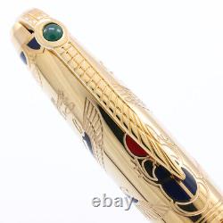 S-T-Dupont limited edition pharaoh NIB 18K gold M (Limited to 2575)