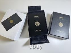 S. T. Dupont limited edition shanghai diamonds lacquer & goldtone cufflinks france