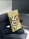 S. T. Dupont Presents A Limited Edition Tiger-eye Art-gold Double Striker Lighter
