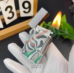 S. T. Dupont presents limited edition tiger-eye art-silver double striker lighter