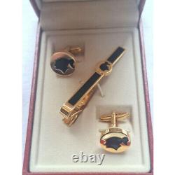 S. T. Dupont x Cohiba Limited Edition Tie Pin & Cuff links Set Luxury Cuban Cigar