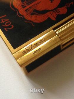 ST DUPONT Feuerzeug'1492' Limited Edition 2002/3000 Original Lederbox