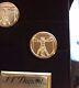 St Dupont Vitruvian Man Prestige Limited Edition Gold Cufflinks #xxx/1490