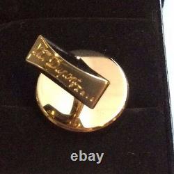 ST DUPONT VITRUVIAN MAN PRESTIGE LIMITED EDITION GOLD CUFFLINKS #xxx/1490