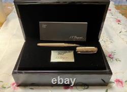 ST Dupont 007 James Bond Limited Edition Line D Rollerball Pen Gold 1962 Mint