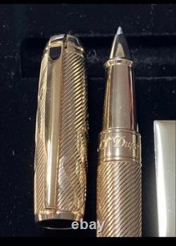 ST Dupont 007 James Bond Limited Edition Line D Rollerball Pen Gold 1962 Mint
