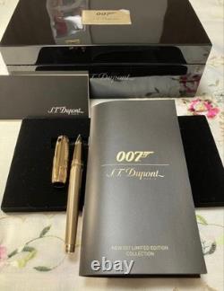 ST Dupont 007 James Bond Limited Edition Line D Rollerball Pen Gold 1962 Mint
