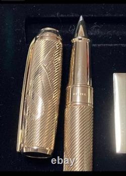 ST Dupont 007 James Bond Limited Edition Line D Rollerball Pen Gold 1962 Mint