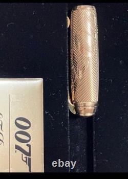 ST Dupont 007 James Bond Limited Edition Line D Rollerball Pen Gold 1962 Mint ST Dupont 007 James Bond Limited Edition Line D Rollerball Pen Gold 1962 Mint