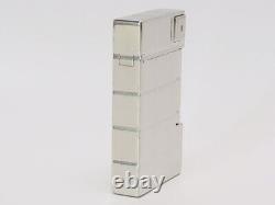 ST Dupont 60th Anniversary Lighter Limited Edition Silver Checkered
