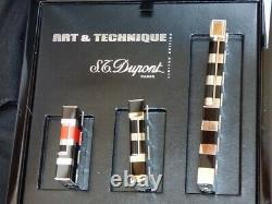 ST Dupont Art & Technique Limited Edition Lighter Set, Fully Boxed with Papers