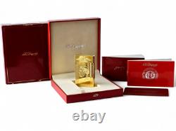 ST Dupont Lighter Ligne 2 Gold Plated Napoleon Limited Edition 2006 Vintage RARE