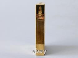 ST Dupont Lighter Ligne 2 Gold Plated Napoleon Limited Edition 2006 Vintage RARE
