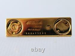 ST Dupont Lighter Ligne 2 Gold Plated Napoleon Limited Edition 2006 Vintage RARE