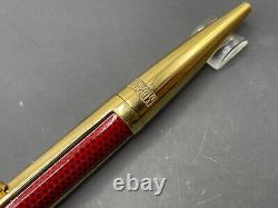 ST Dupont Limited Edition Defi Ironman Marvel Ballpoint Pen #541/1968 Red Gold