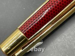 ST Dupont Limited Edition Defi Ironman Marvel Ballpoint Pen #541/1968 Red Gold