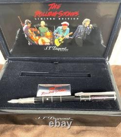 ST Dupont Rolling Stones Limited Edition 1962 Fountain Pen 18K Gold Nib Full Set