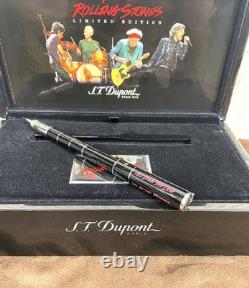 ST Dupont Rolling Stones Limited Edition 1962 Fountain Pen 18K Gold Nib Full Set