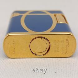 ST Dupont Soubreny Lacquer Of China Blue Edition Limited Excellent Vtg Very Rare