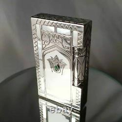 ST Dupont Taj Mahal Limited Edition Gatsby Platinum and Mother-of-Pearl Lighter