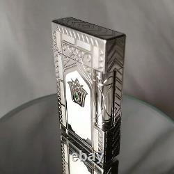 ST Dupont Taj Mahal Limited Edition Platinum and Mother-of-Pearl L2 Lighter