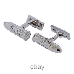 ST Dupont Wild West Palladium Bullet Limited Edition Cufflinks