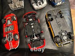 Shelby Series 1, Cobra Jaguar XJ220, Impala, Ferrari 118 & 124Diecast (9)