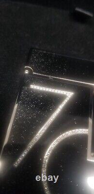 St Dupont 70th Anniversary Diamonds Black Ligne Line 2 Lighter Limited Edition