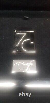 St Dupont 70th Anniversary Diamonds Black Ligne Line 2 Lighter Limited Edition