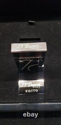 St Dupont 70th Anniversary Diamonds Black Ligne Line 2 Lighter Limited Edition
