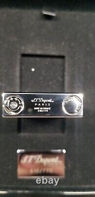 St Dupont 70th Anniversary Diamonds Black Ligne Line 2 Lighter Limited Edition