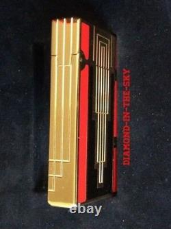 St Dupont Art Deco 1996 Ligne 2 Line 2 Limited Edition Lighter Black Red Lacquer