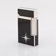 St Dupont Black Lacquer Solitaire Ligne Line 2 Limited Edition Diamond Lighter