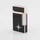 St Dupont Black Lacquer Solitaire Ligne Line 2 Limited Edition Diamond Lighter