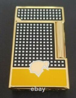 St Dupont Cohiba Limited Edition Linge Line 2 Lighter Black Yello Lacquer 016110