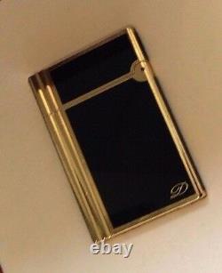 St Dupont Columbus Gatsby Limited Edition Lighter Black And Red Lacquer 1992