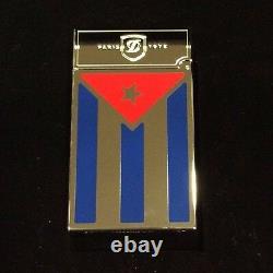 St Dupont Cuba Libre Palladium Ligne 2 Line 2 Limited Edition Lighter Only 500