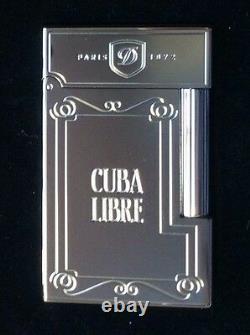 St Dupont Cuba Libre Palladium Ligne 2 Line 2 Limited Edition Lighter Only 500