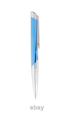 St Dupont Defi 24h Le Mans Limited Edition Ballpoint Pen Blue White 405006