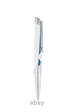 St Dupont Defi 24h Le Mans Limited Edition Ballpoint Pen Blue White 405006