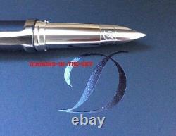 St Dupont Defi Gunmetal Fountain Pen Limited Edit W Black Matt Color New 400707