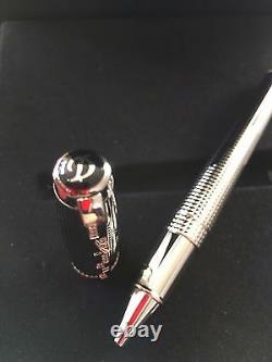 St Dupont Diamond Drop Limited Edition Palladium Orpheo Rollerball Pen #786/1952