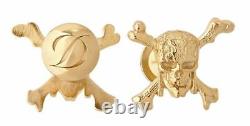 St Dupont Disney Pirates Of The Caribbean Limited Edition Cufflinks Gold 5101pc