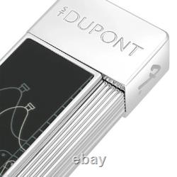 St Dupont Fender Twiggy Black & Silver Lacquer Cigar Lighter LIM Ed 030025 Torch