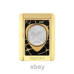 St Dupont Fender Twiggy Black & Silver Lacquer Cigar Lighter LIM Ed 030025 Torch
