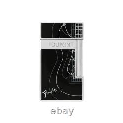 St Dupont Fender Twiggy Black & Silver Lacquer Cigar Lighter LIM Ed 030025 Torch