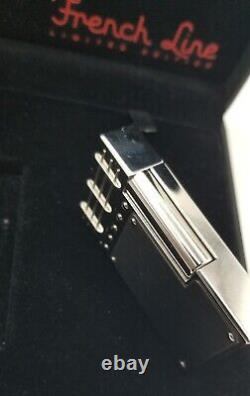 St Dupont French Line Antracite Gunmetal Ligne Line 2 Lighter Limited Edition