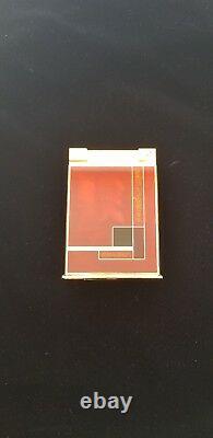 St Dupont Gold Dust Red Lacquer Table Jeroboam Limited Edition Lighter Rare