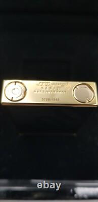 St Dupont James Bond 007 Limited Edition Line Ligne 2 Lighter Black Lacquer Gold